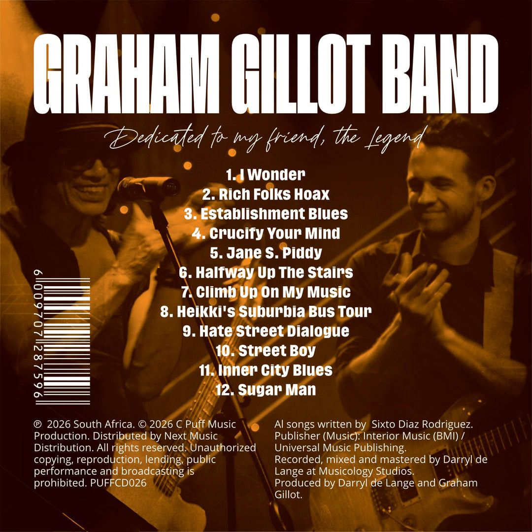 Graham Gillot Band - Touring With The Legend (Rodriguez Tribute